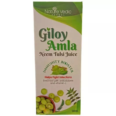 Nature Vedic Giloy, Amla, Neem & Tulsi Juice - 500 ml